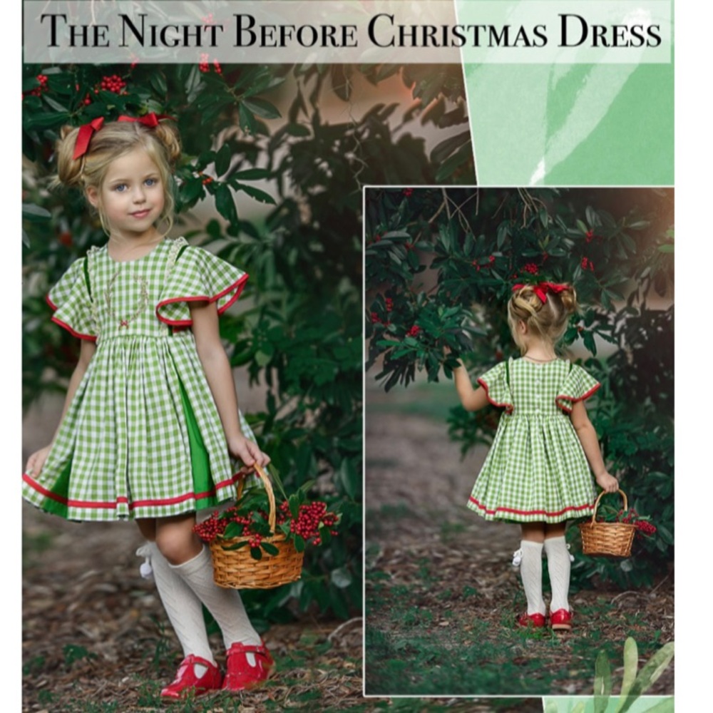 Dollcake “Night Before Christmas” Dress Size 2 NWT